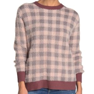 NWT Susina buffalo checkered print sweater